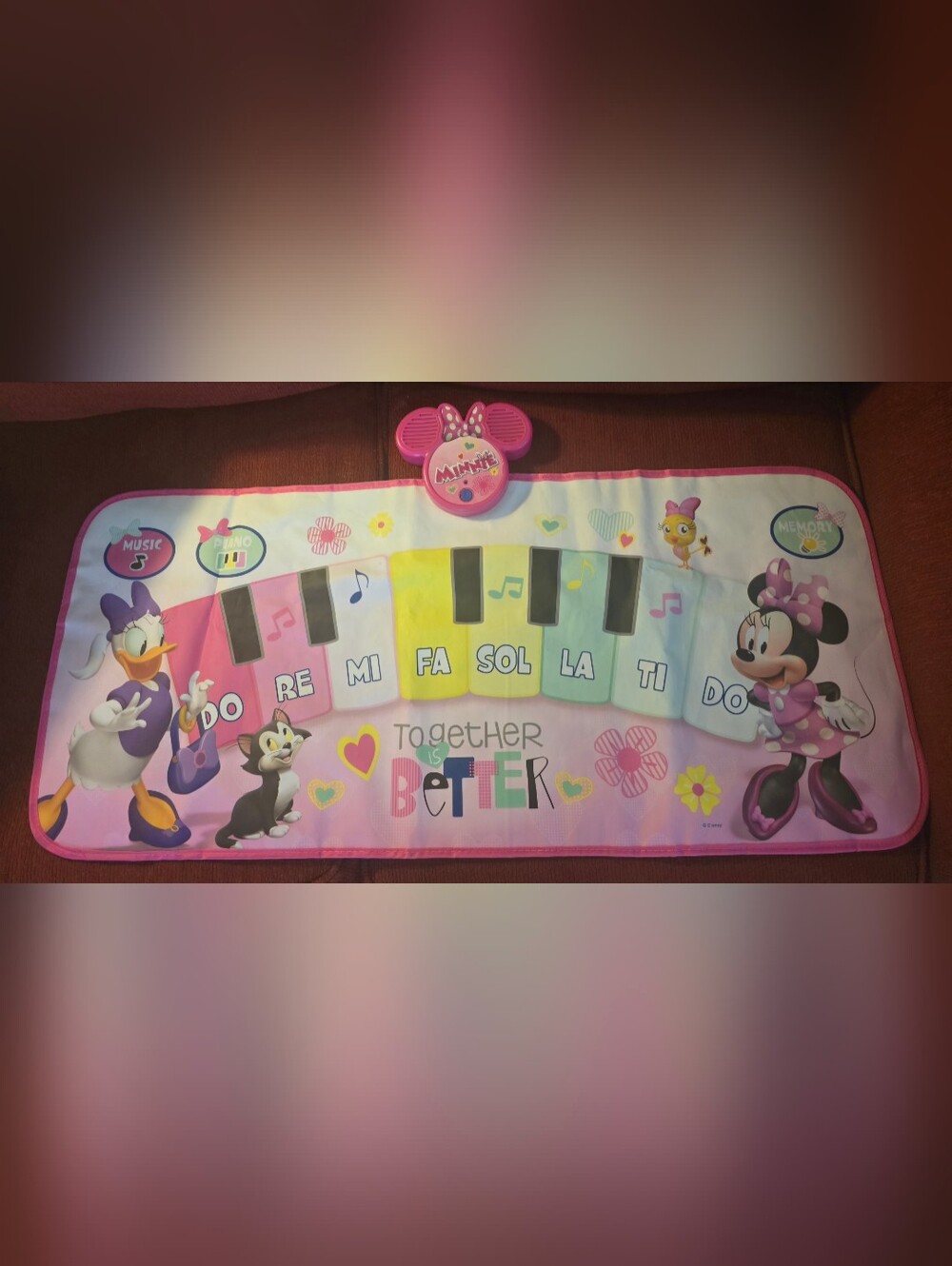 Minnie Mouse Piano Play Mat